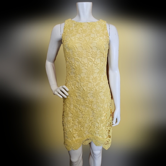 Lauren Ralph Lauren | Dresses | Lauren Ralph Lauren Size 2 Yellow ...